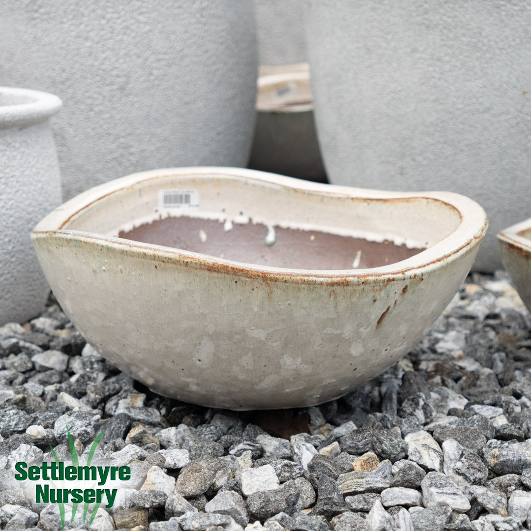 Lotus Bowl LG 19 White