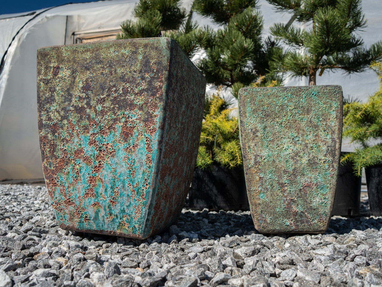 Orinda Square Large 18 Atlantis Green