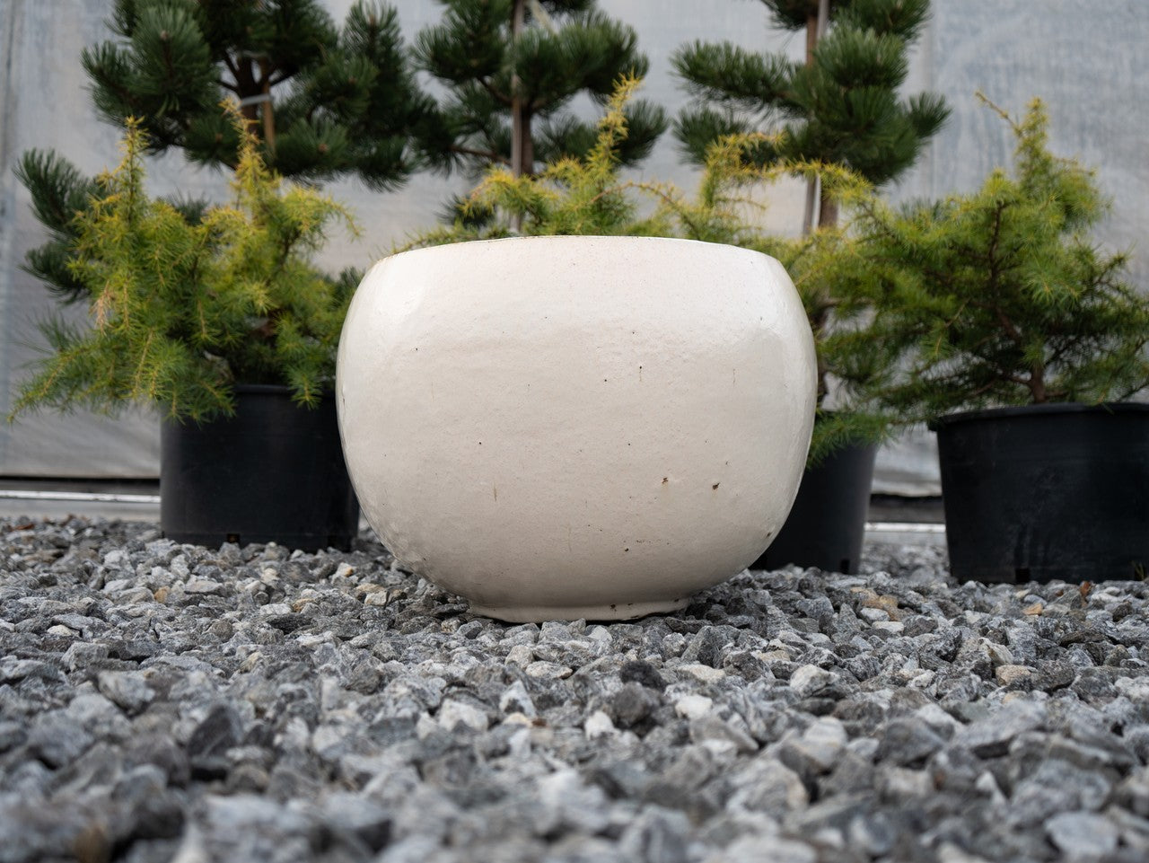 Metro Planter SM White