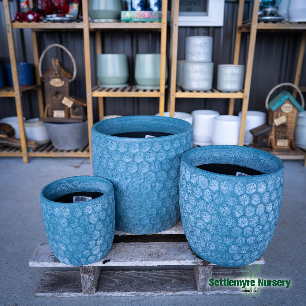 Pottery Bobbie LG 10 Blue