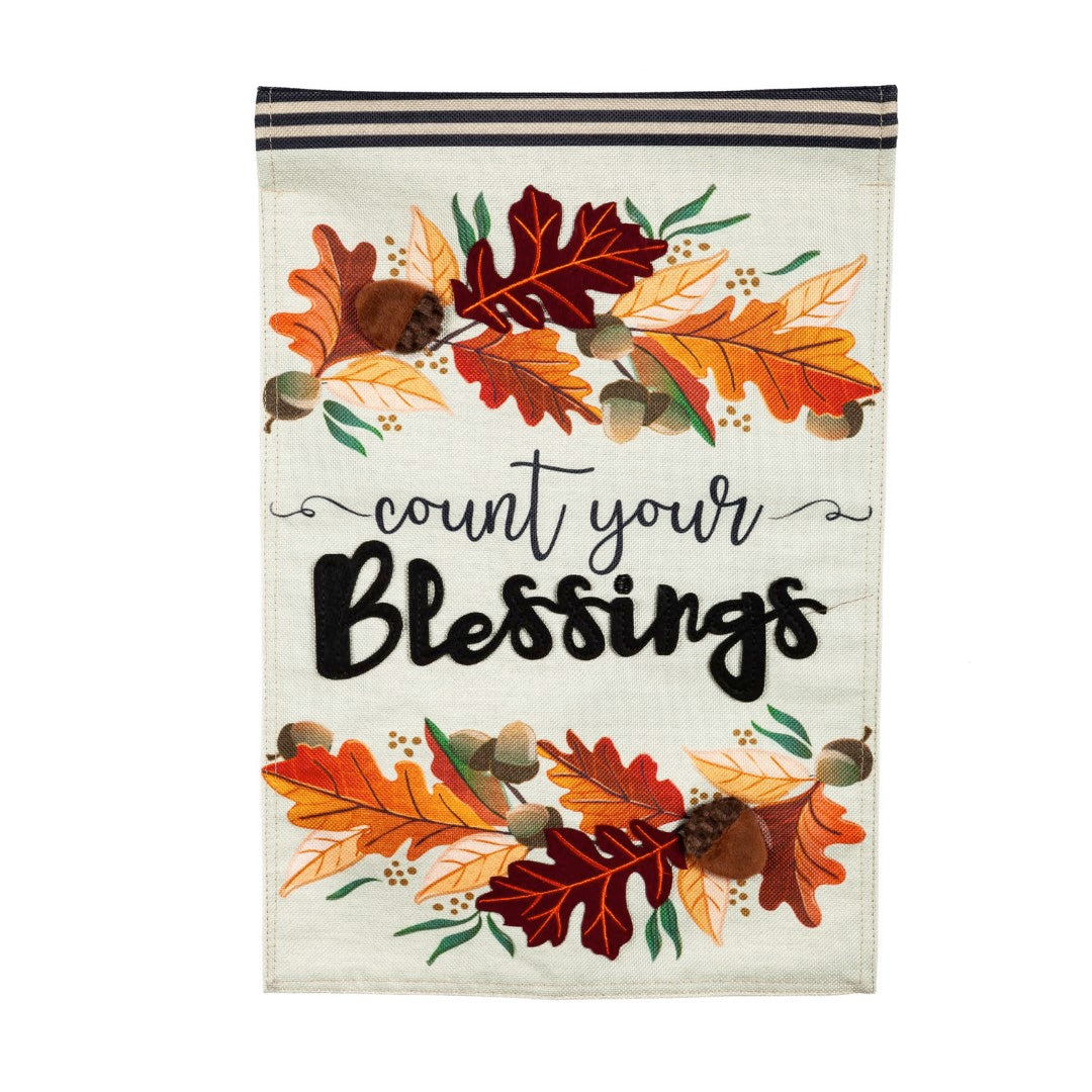 Garden Flag Fall Blessings