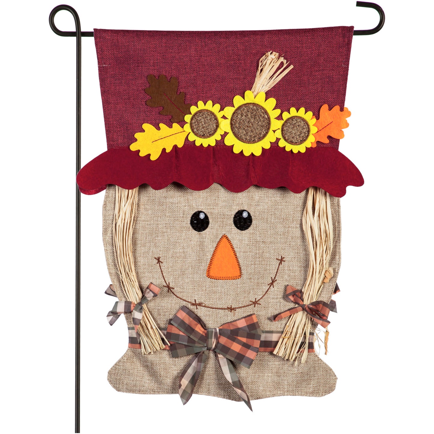 Garden Flag Fall Scarecrow