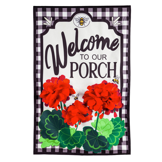 Garden Flag Welcome Porch