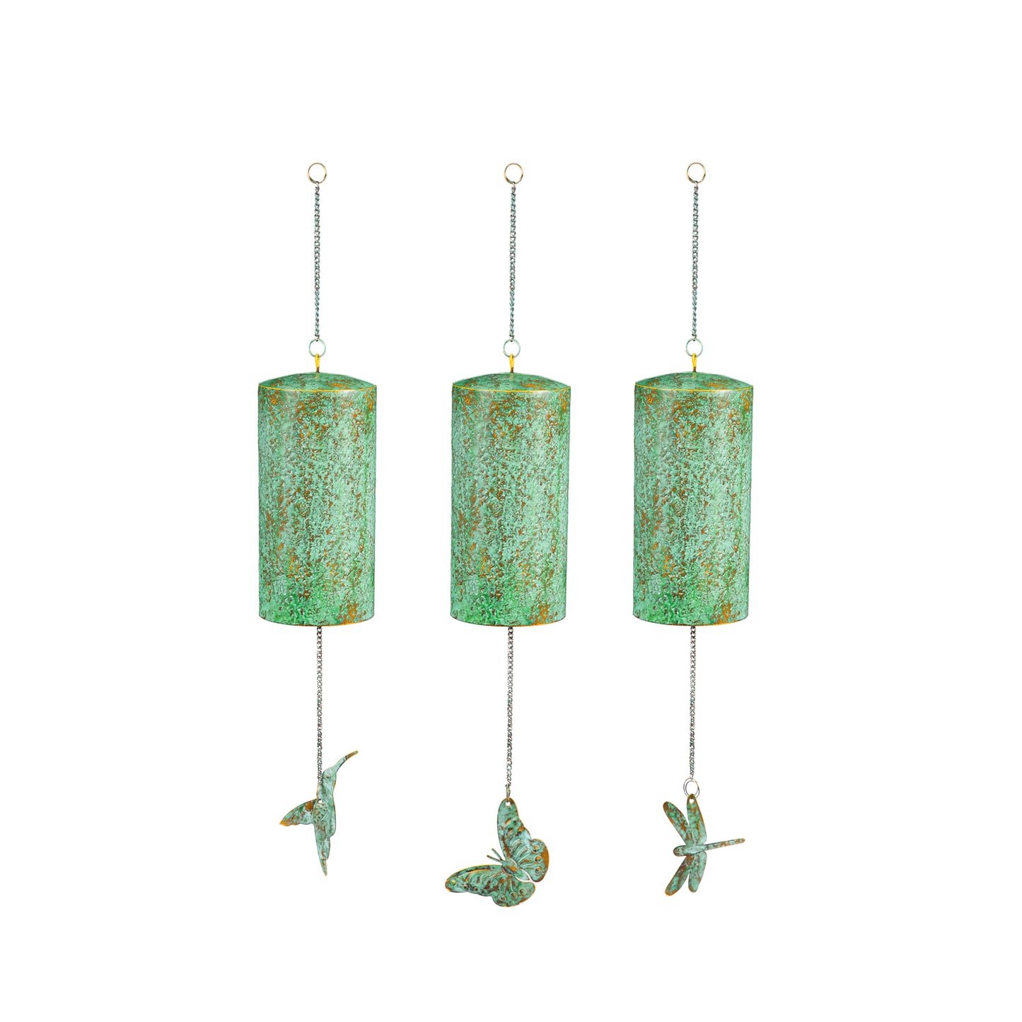 Garden Decor Wind Bell Teal