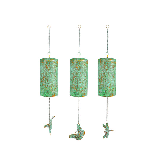 Garden Decor Wind Bell Teal