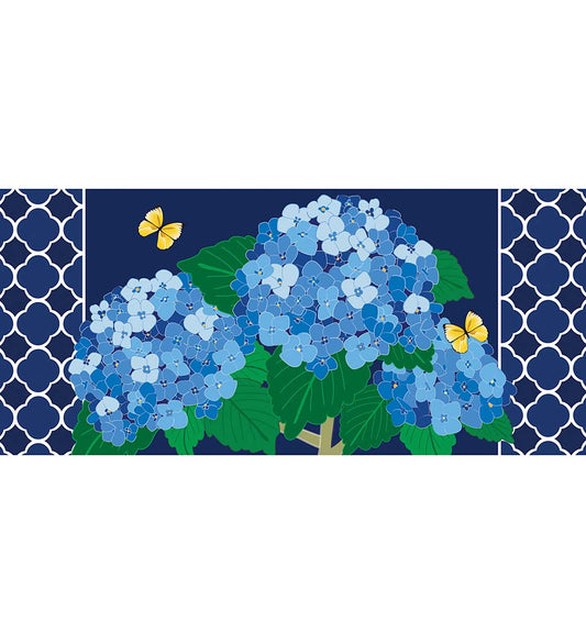 Mat Hydrangea Blossoms