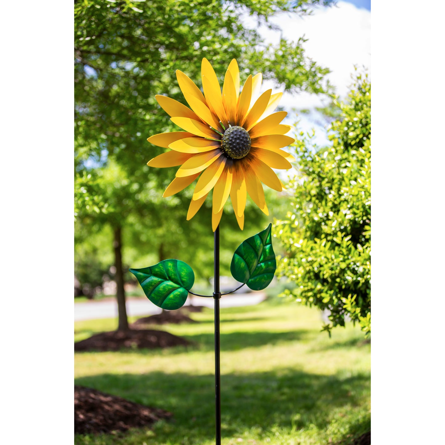 Garden Decor Wind Spinner Sunflower