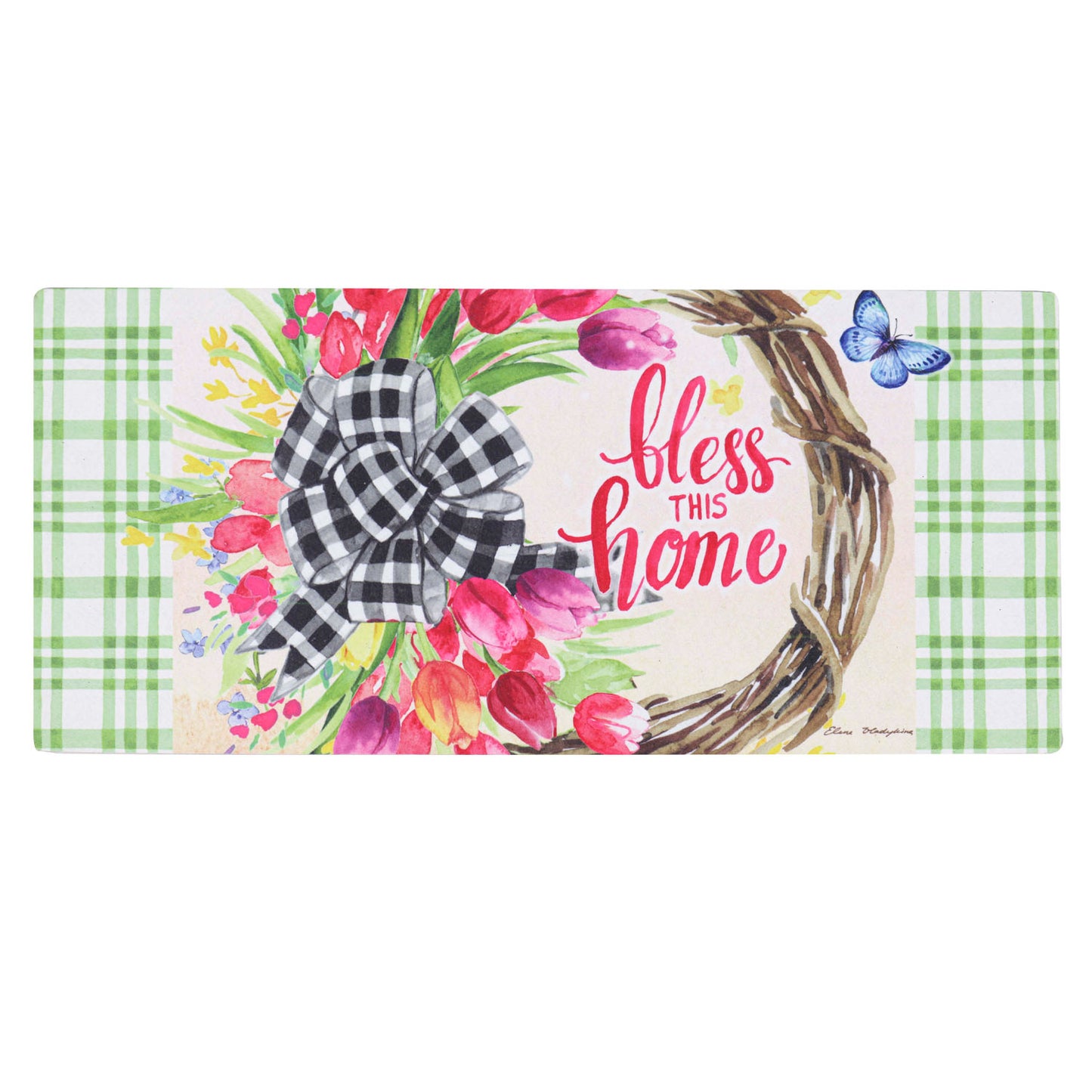 Mat Spring Florals Wreath