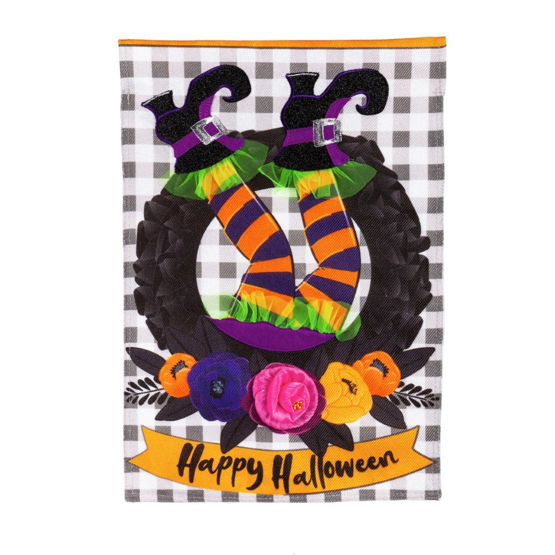 Garden Flag Halloween Wicked Witch Legs