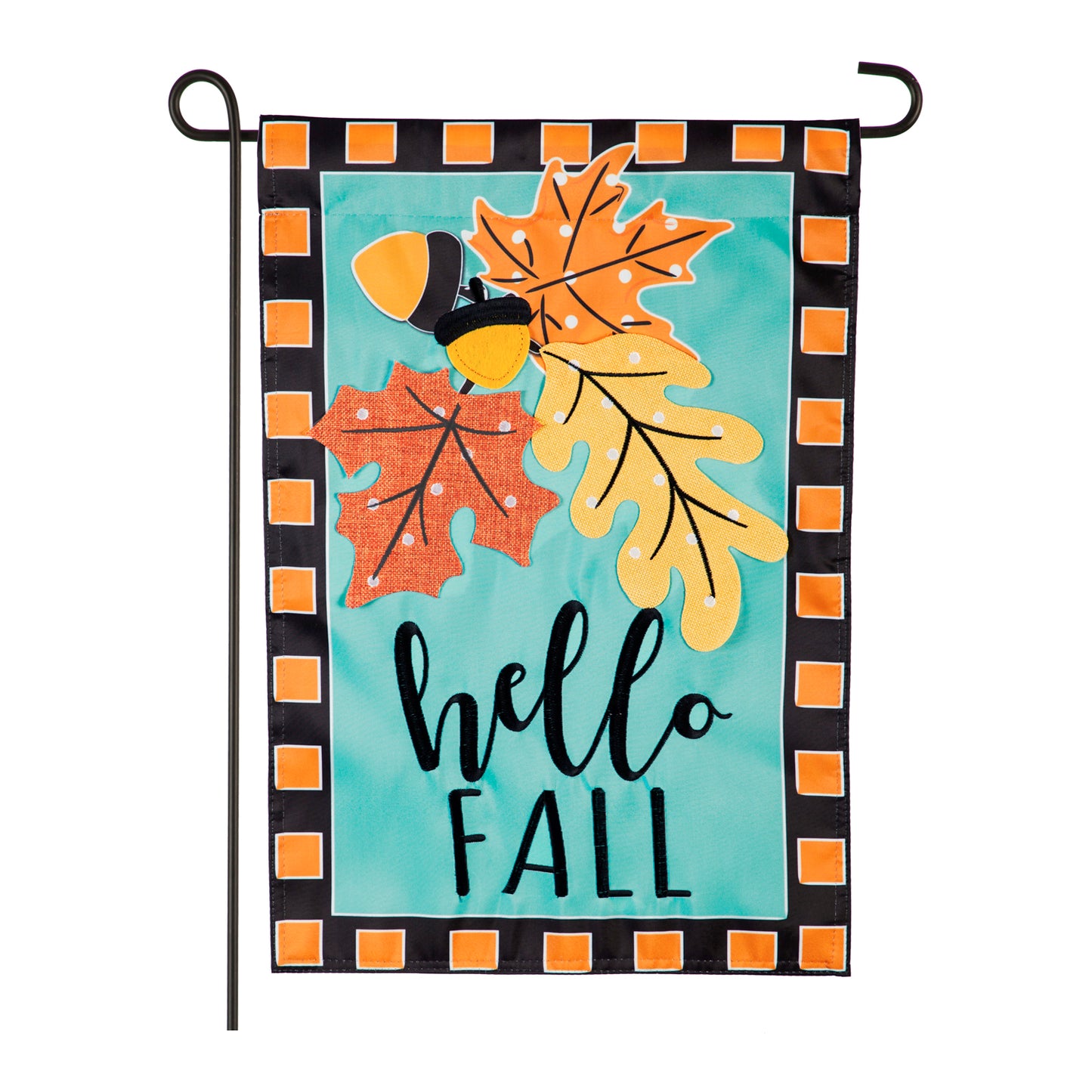 Garden Flag Fall Hello Fall Leaves