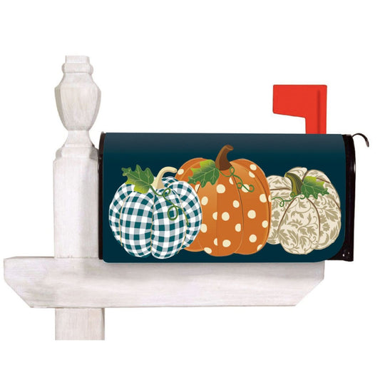 Mailbox Cover Fall Pattern Pumpkins