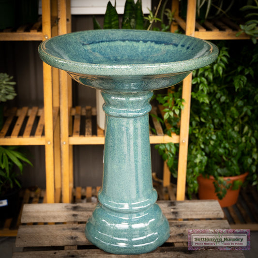 Birdbath Set Aqua