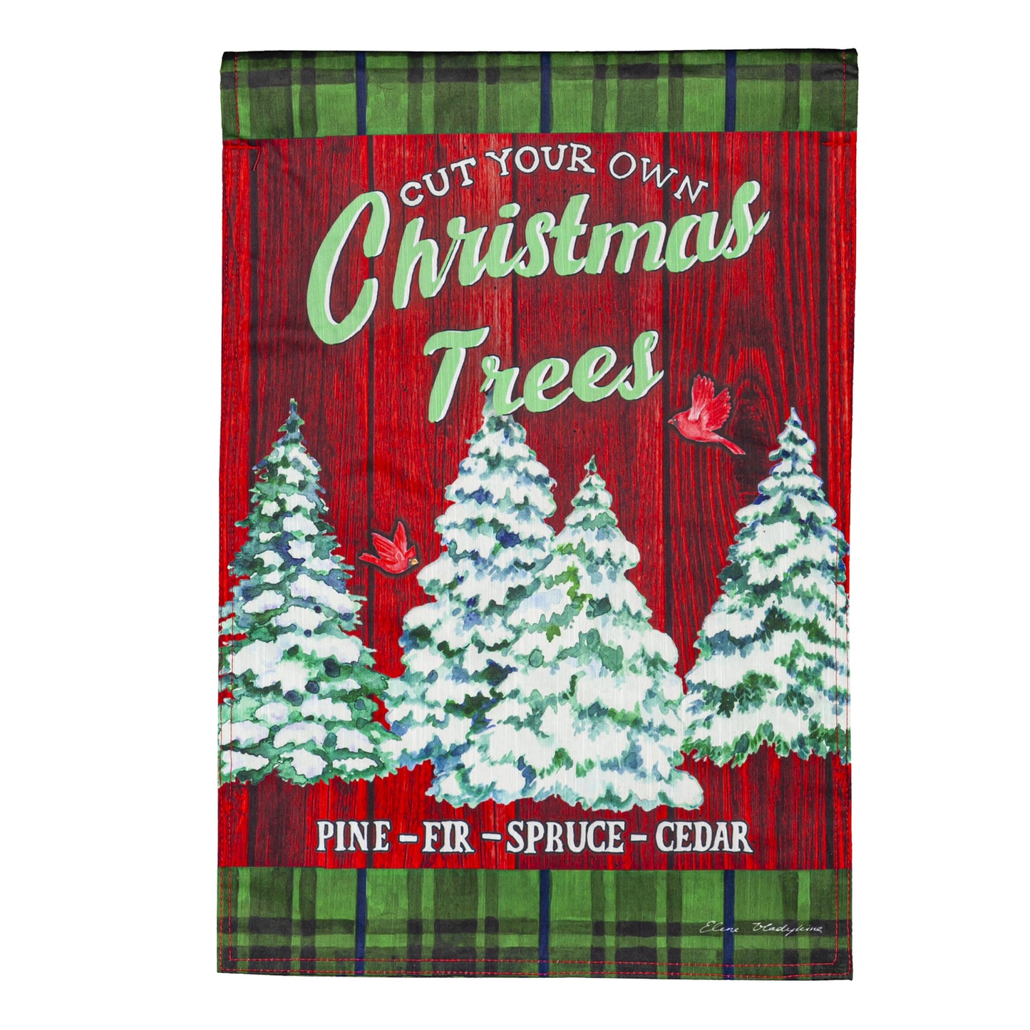 Christmas Tree Farm Garden Flag