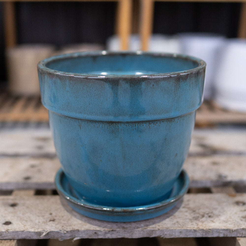 Pottery Standard Glazed 8 Blue