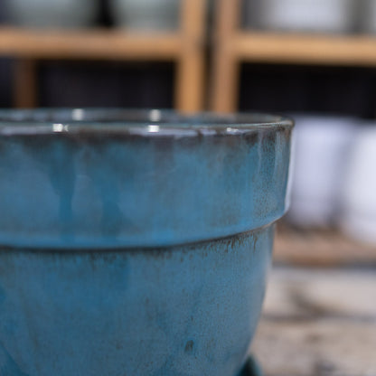 Pottery Standard Glazed 8 Blue