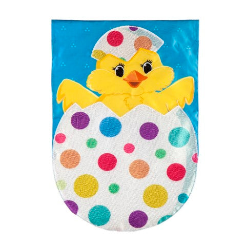 Garden Flag Easter Polka Dot Easter Egg