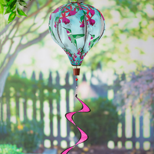 Garden Decor Balloon Spinner Hummingbird