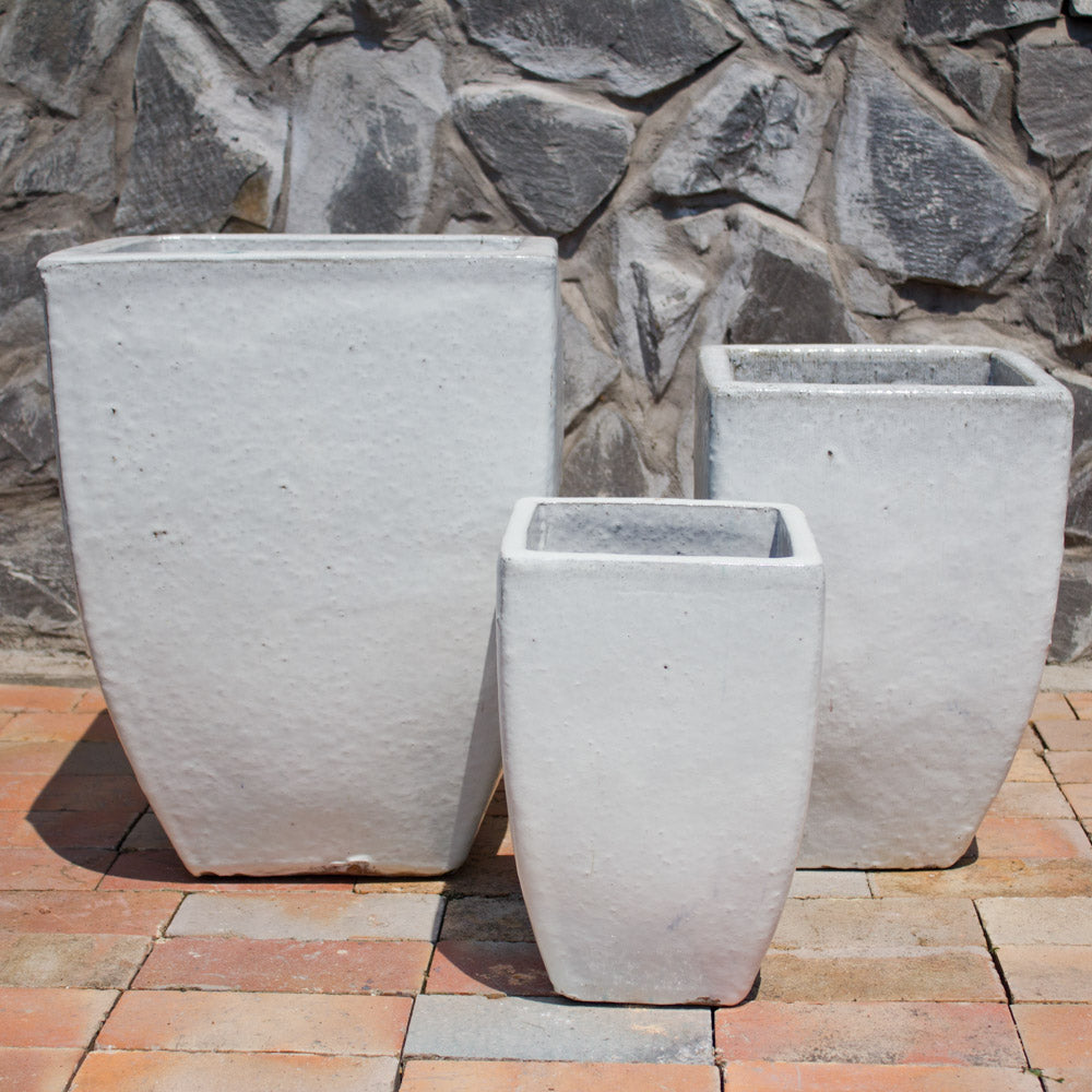 Pottery Orinda Square Med 15 White