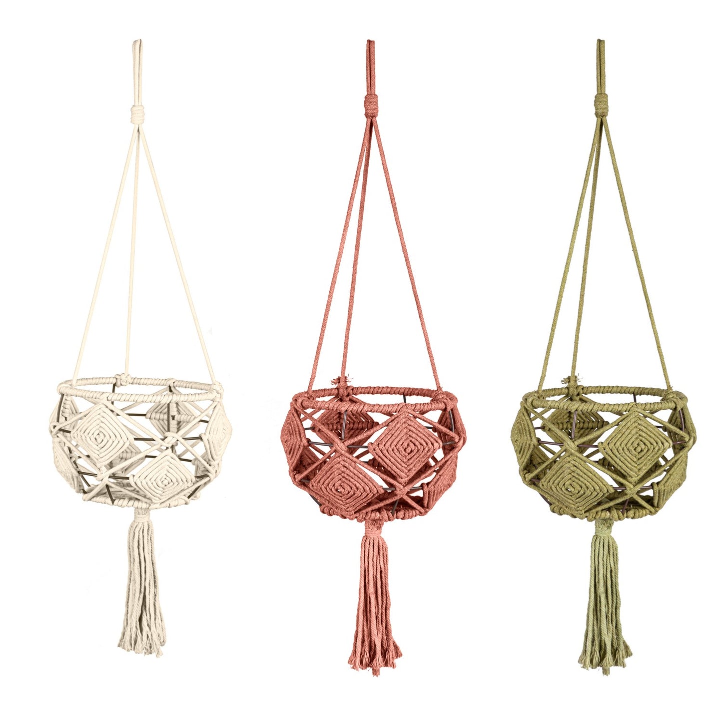 Macrame Hanging Pot Cover