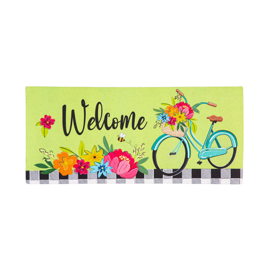 Mat Welcome Home Bicycle