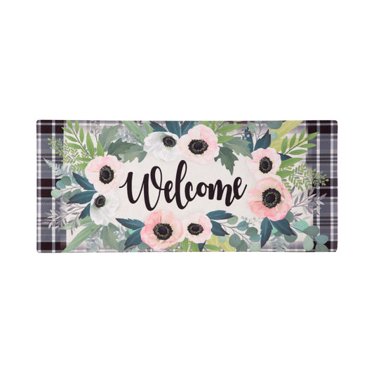 Mat Summer Floral Welcome