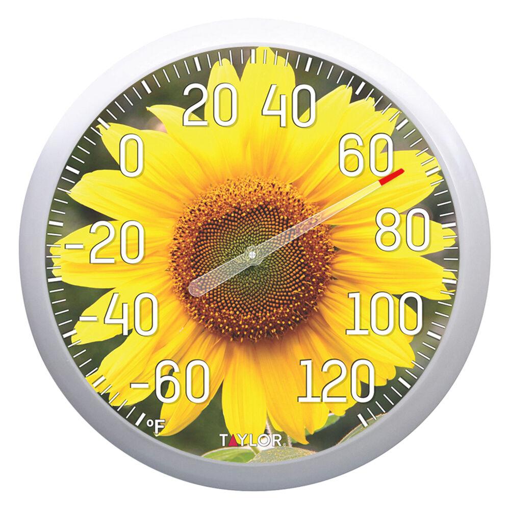 Taylor Thermometer Sunflower 13"