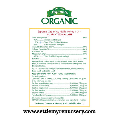 Holly Tone Organic Fertilizer