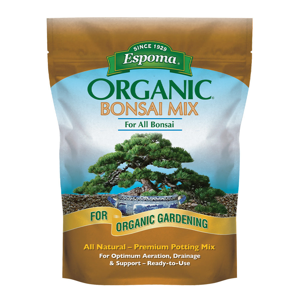 Espoma's Bonsai mix in 4 quart bag