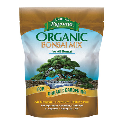 Espoma's Bonsai mix in 4 quart bag