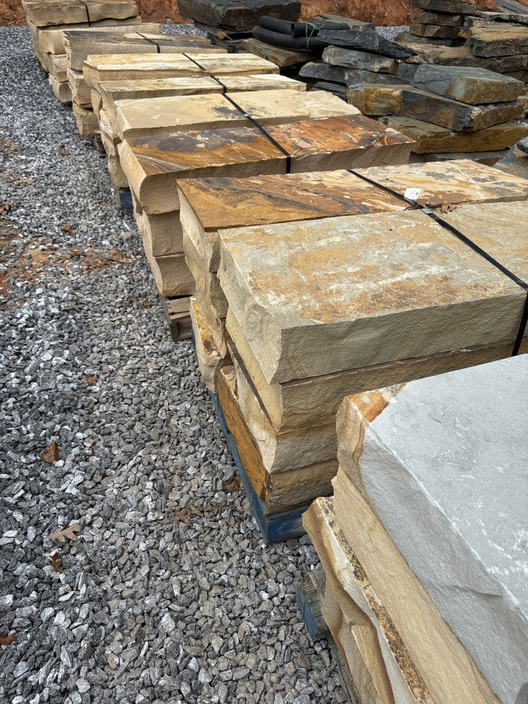 Crab Orchard Snap Steps 4 feet wide | Natural Stone | Rock for