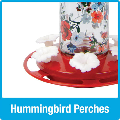 Hummingbird Feeder Vintage Blossom 20oz