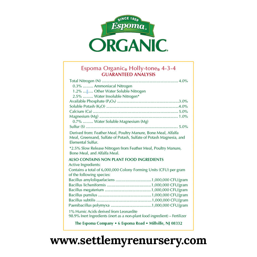 Holly Tone Organic Fertilizer