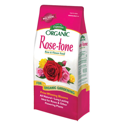 Bag of Espoma Organic Rose-tone rose food