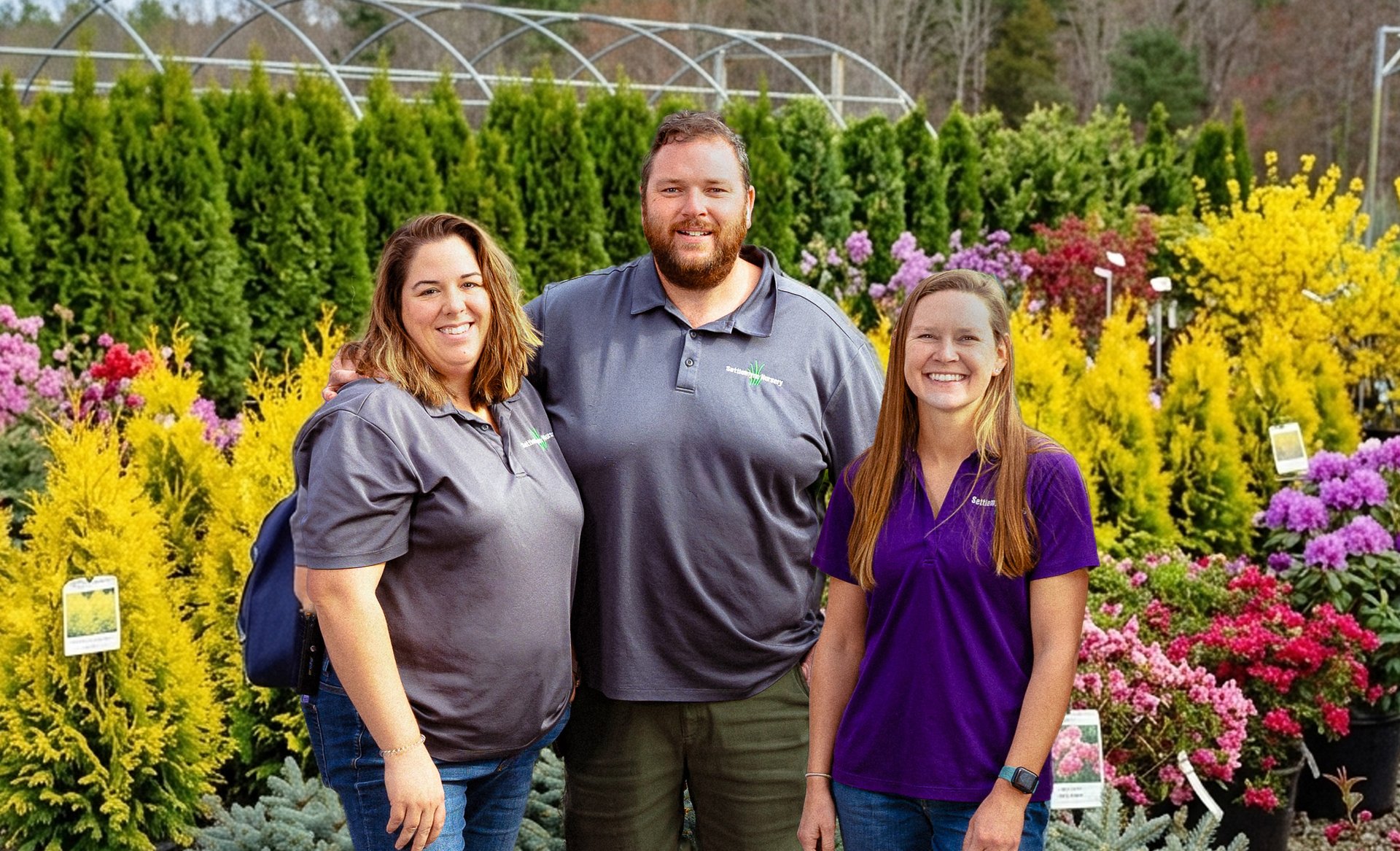 Settlemyre Nursery landscaping team on site